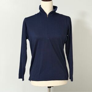 Patagonia Capilene Navy Blue Quarter Zip Thin XS Base layer